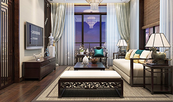 繁華之下，縱享從容、儒雅的新中式居所