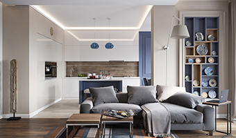 開(kāi)放式廚房跟客廳要怎么規(guī)劃設(shè)計(jì)？