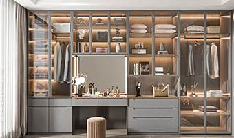 衣帽間衣柜要不要設(shè)計柜門？