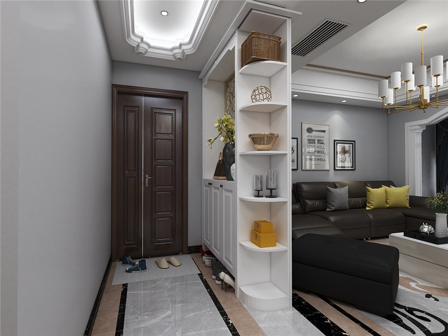 整木定制玄關(guān)要有哪些設(shè)計呢？(圖1)