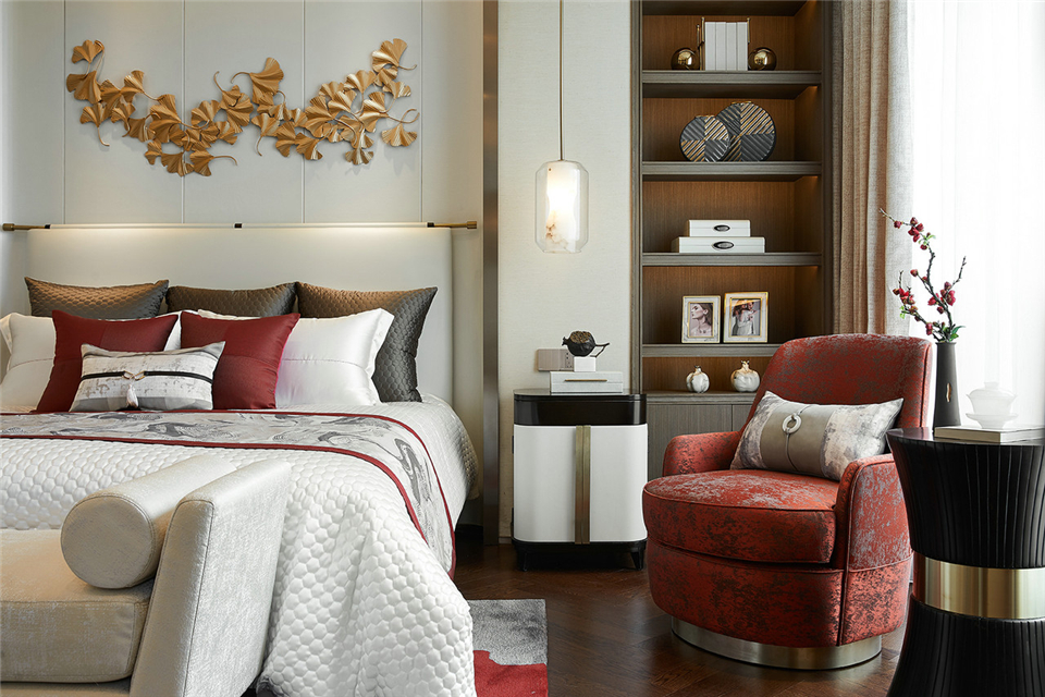 大臥室怎么進(jìn)行整木定制裝修，要注意什么？(圖2)