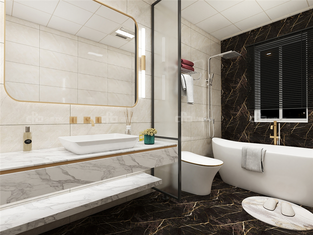 整木定制現(xiàn)代輕奢風格與金屬共舞，領略流光歲(圖22)