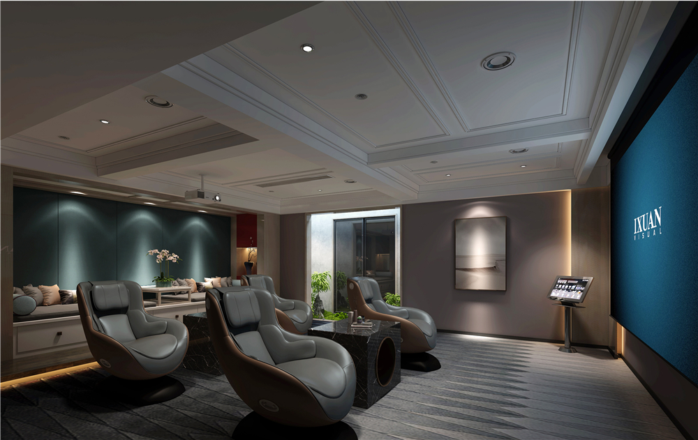 整木定制如何設(shè)計家庭影院裝修？(圖2)