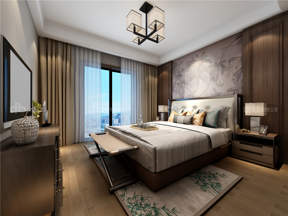 整木定制臥室效果圖，夢生長的花園(圖2)