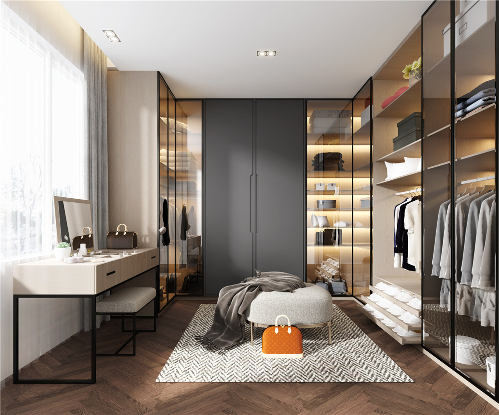 定制衣柜使用玻璃柜門好不好？(圖2)