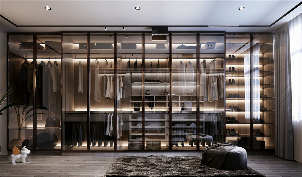 定制衣柜使用玻璃柜門好不好？(圖3)