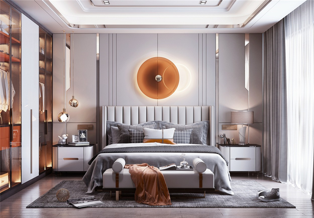全屋定制臥室有哪些家具 怎么擺放？(圖2)