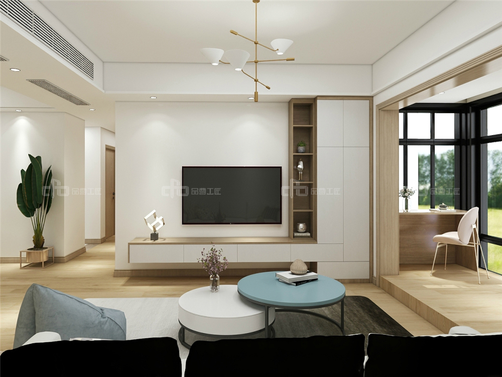 客廳電視柜定制怎么設(shè)計(jì)好，有哪些款式？(圖1)