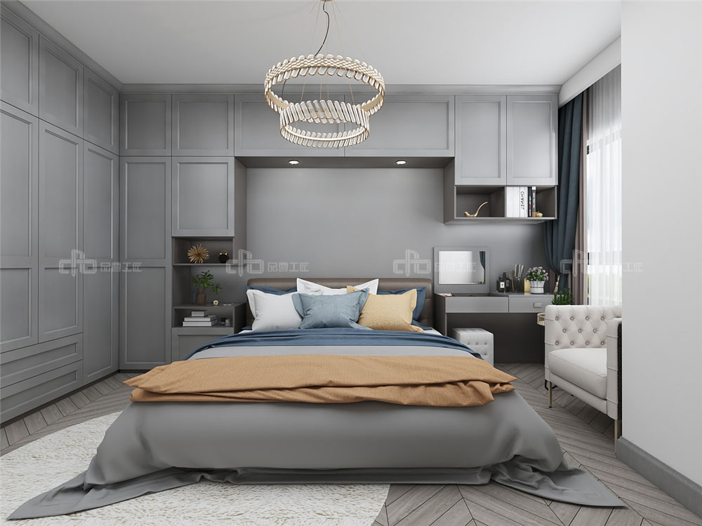 全屋定制如何設(shè)計(jì)美式輕奢風(fēng)格？(圖2)