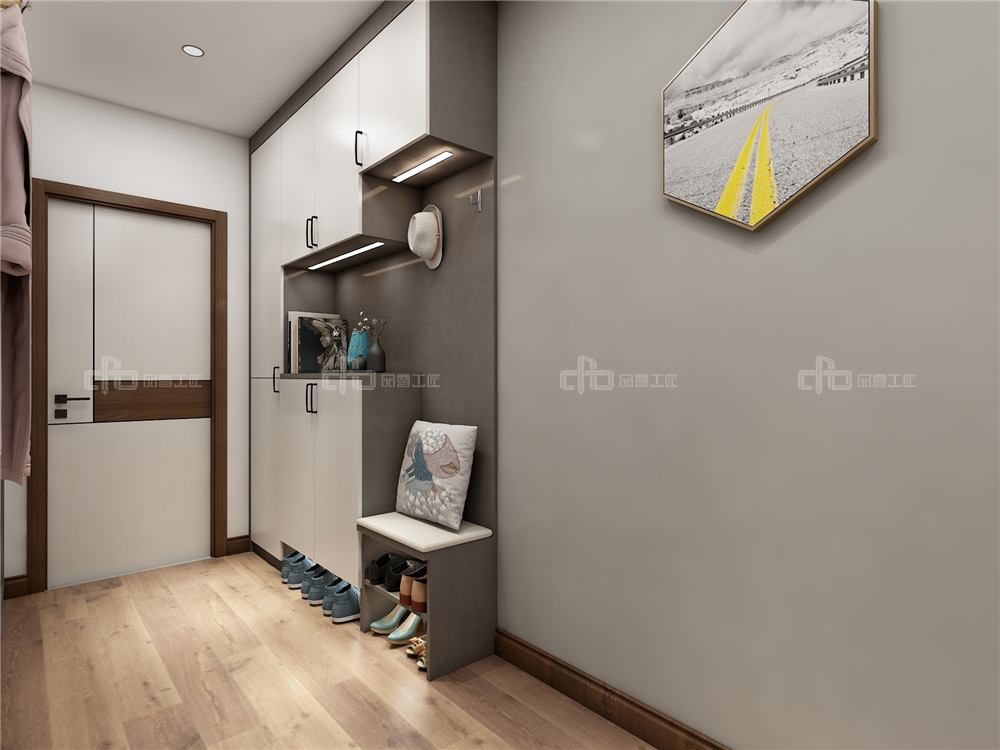 全屋定制怎么布局設(shè)計玄關(guān)呢？(圖2)
