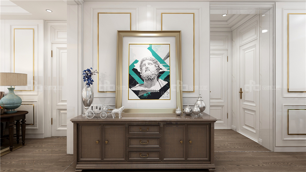 過道護墻板是做半墻好還是到頂好？(圖1)