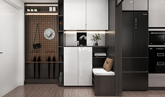 玄關(guān)柜設(shè)計定制有哪些款式？