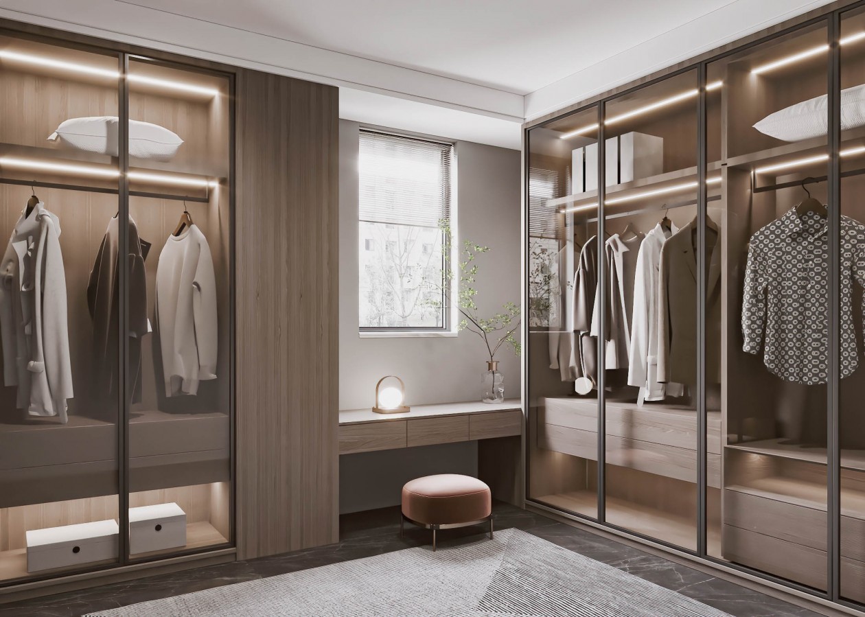 定制衣柜設計要多少錢，怎么計算？(圖1)