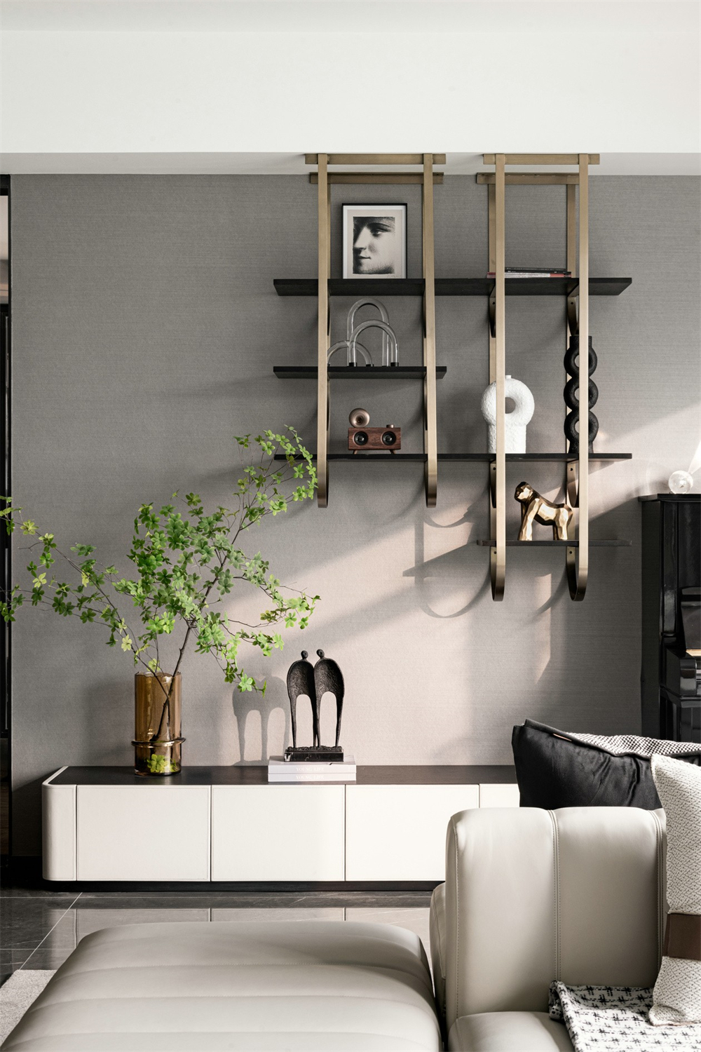 146㎡現(xiàn)代輕奢風(fēng)格，整木定制圖片(圖4)