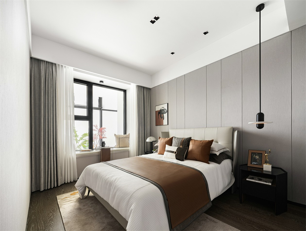 146㎡現(xiàn)代輕奢風(fēng)格，整木定制圖片(圖12)