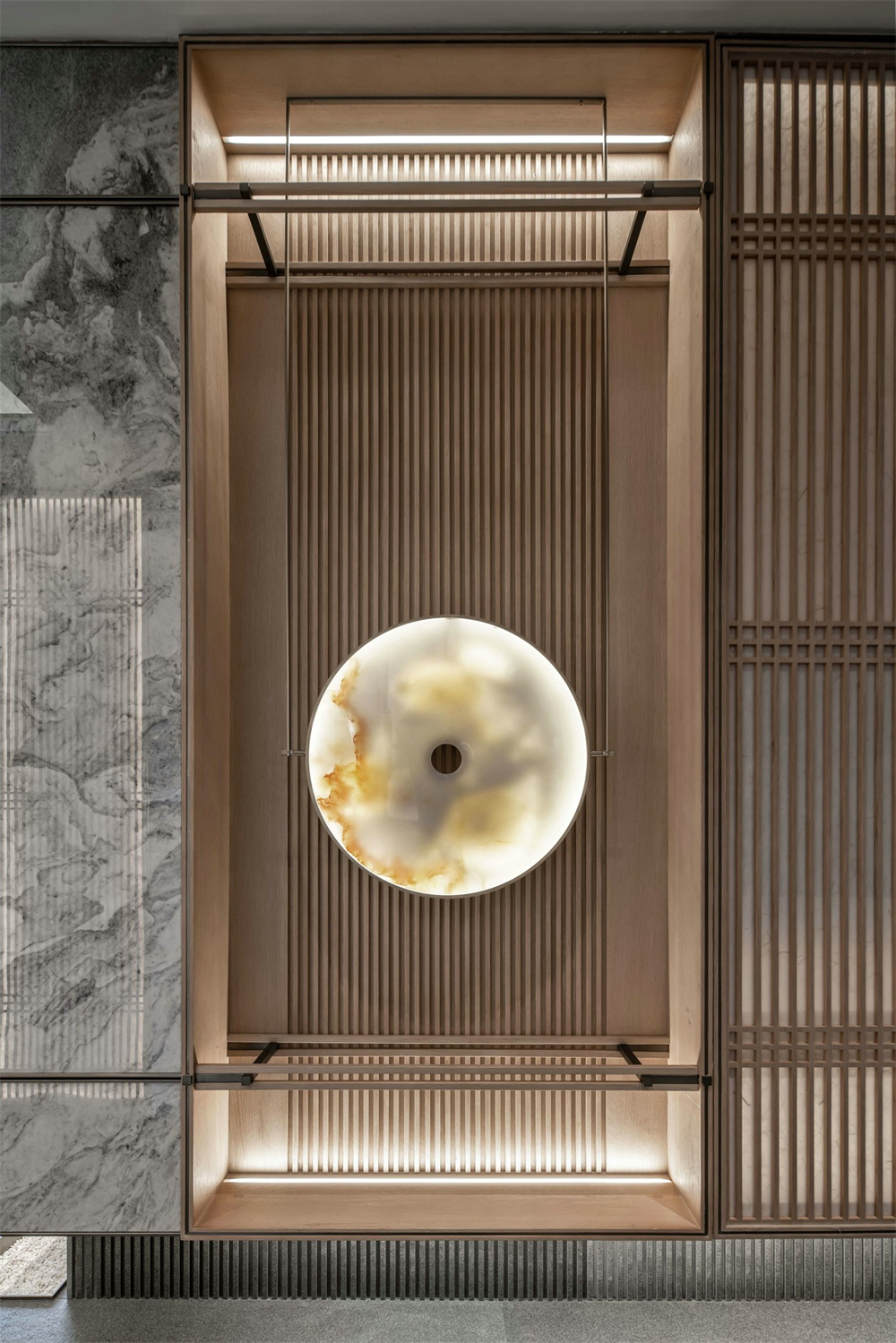 整木定制新中式風(fēng)格，125㎡樣板房賞析(圖4)