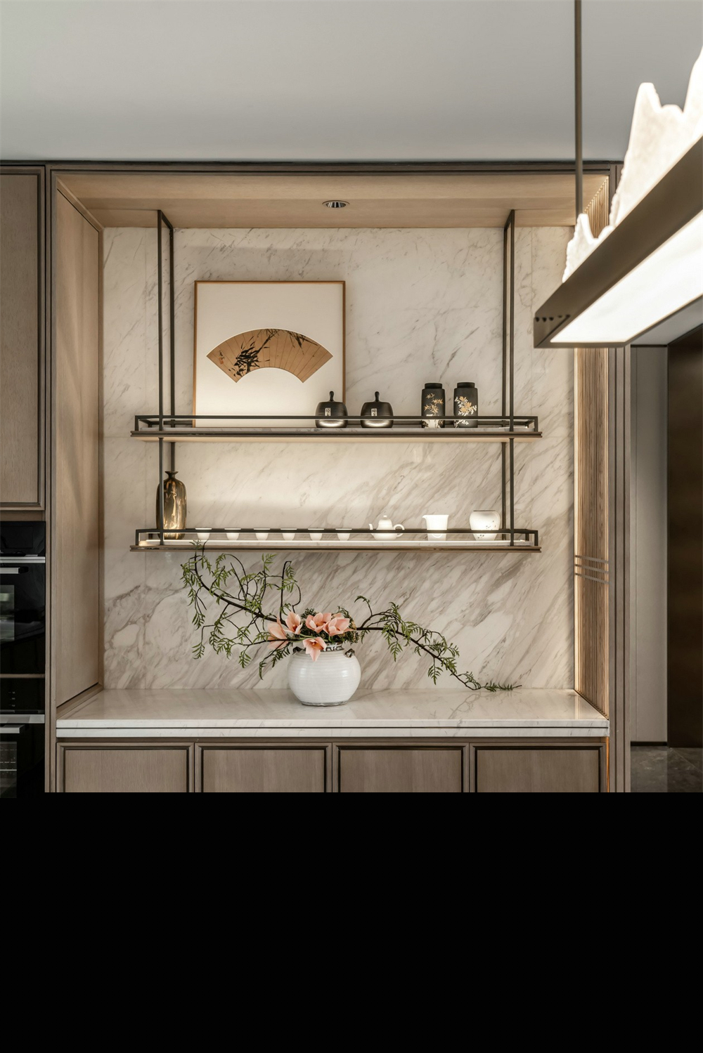 整木定制新中式風(fēng)格，125㎡樣板房賞析(圖15)