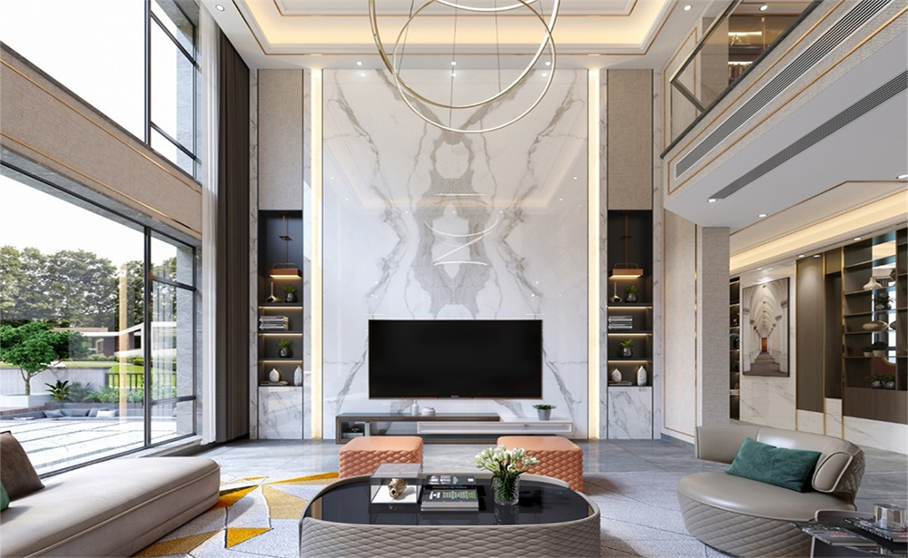 400㎡別院實拍，詩畫意境輕奢風(fēng)格(圖6)