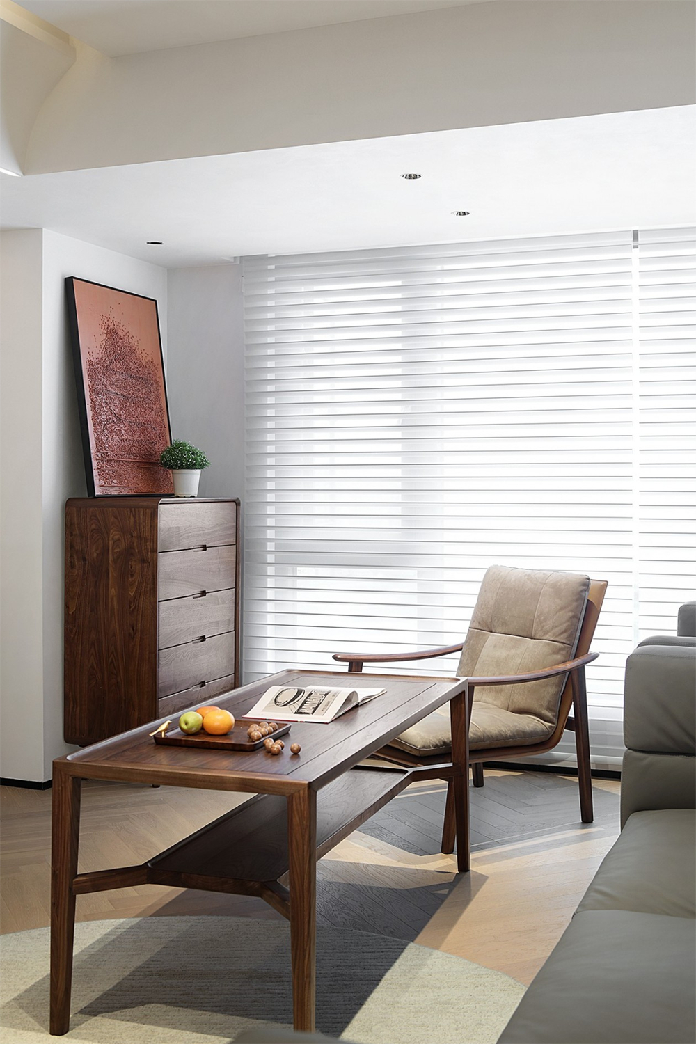 200㎡大平層整木定制，現(xiàn)代極簡風格(圖6)