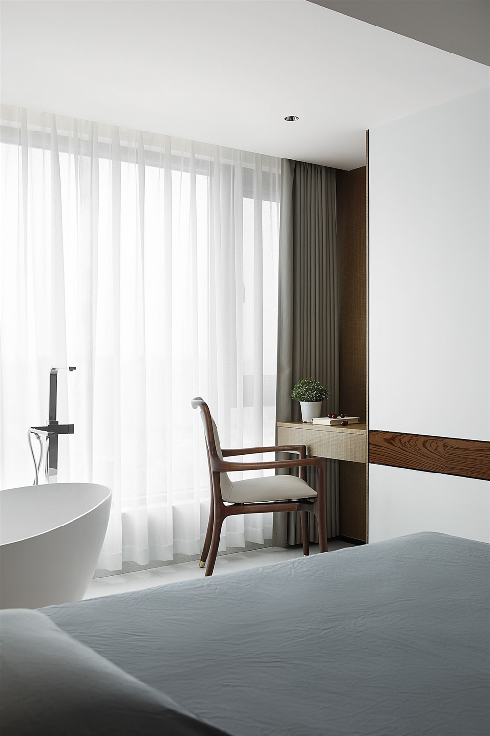 200㎡大平層整木定制，現(xiàn)代極簡風格(圖19)