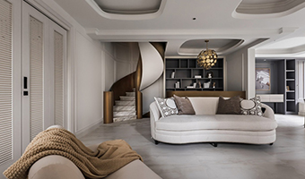 240㎡摩登美式輕奢風格，精致又小清新