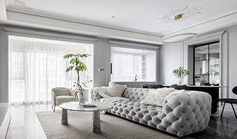 140㎡法式風(fēng)格設(shè)計(jì)，整木定制法式浪漫