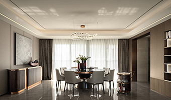 235㎡整木定制大平層，現(xiàn)代意式輕奢風(fēng)格