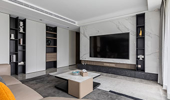 200㎡全屋整木定制設(shè)計，現(xiàn)代時尚簡約風(fēng)