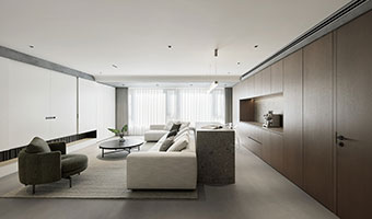 168㎡全屋高定整木設(shè)計(jì)，現(xiàn)代時(shí)尚簡(jiǎn)約風(fēng)