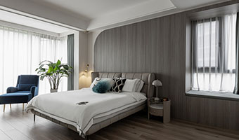 270㎡全屋整木定制大平層，現(xiàn)代輕奢風格