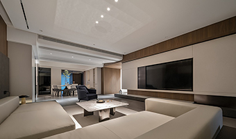 整木定制大平層，248㎡現(xiàn)代簡(jiǎn)約設(shè)計(jì)