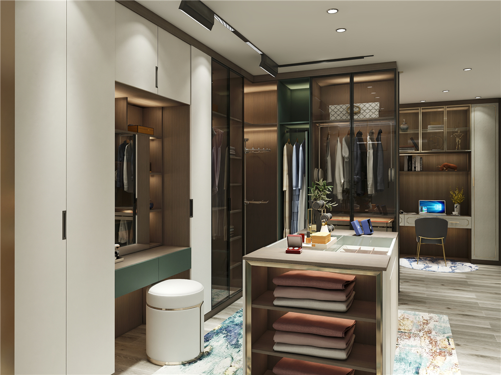 整體衣帽間要不要裝上房門？(圖1)