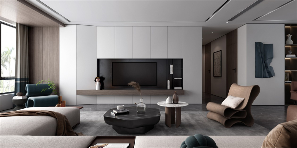 客廳電視機高度在多少左右？(圖2)