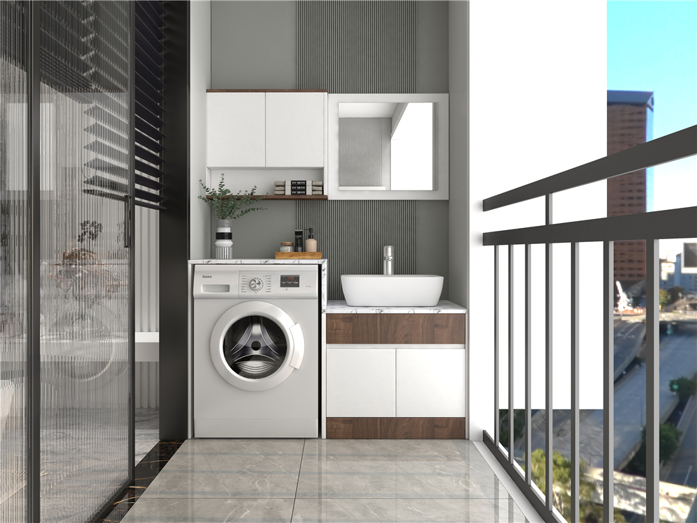 陽臺設(shè)計陽臺柜要有哪些功能？(圖1)