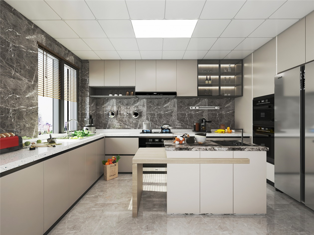 全屋定制廚房都有哪些家具？(圖2)