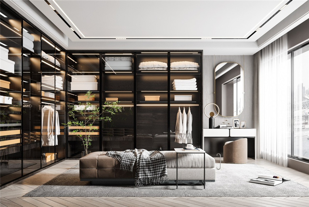 整體衣帽間要不要做島臺(tái)？(圖2)