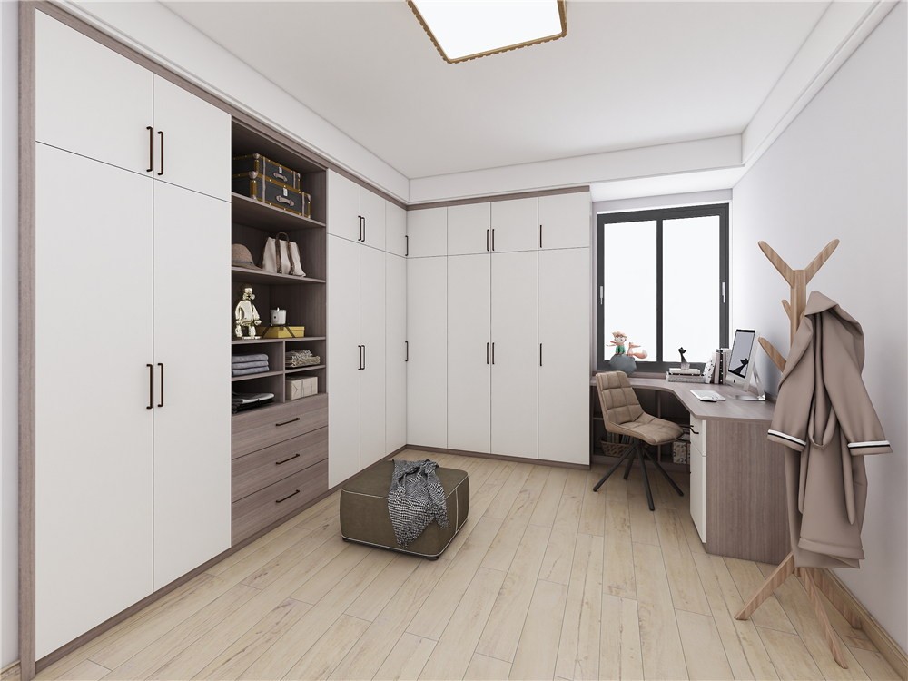 定制衣柜和整體衣帽間有什么區(qū)別？(圖1)