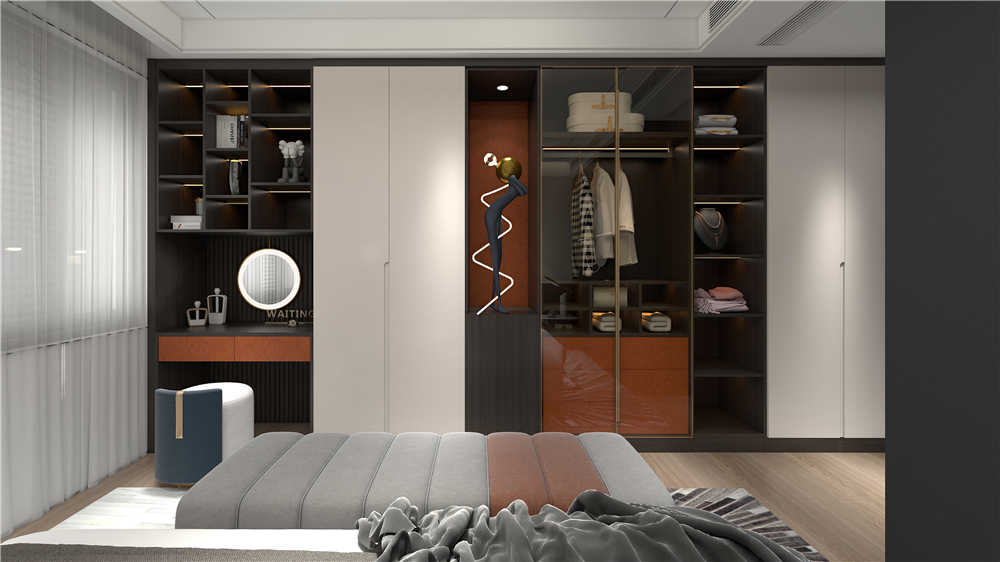 定制衣柜和整體衣帽間有什么區(qū)別？(圖2)