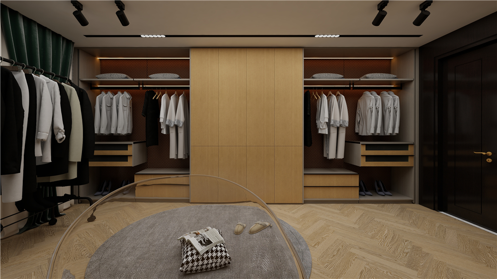 定制衣柜和整體衣帽間有什么區(qū)別？(圖3)