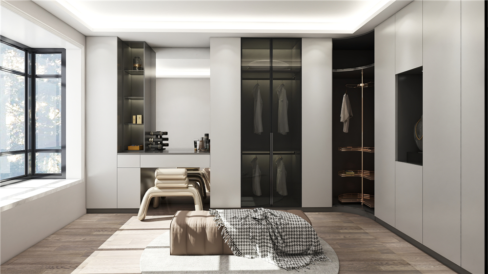 定制衣柜和整體衣帽間有什么區(qū)別？(圖4)