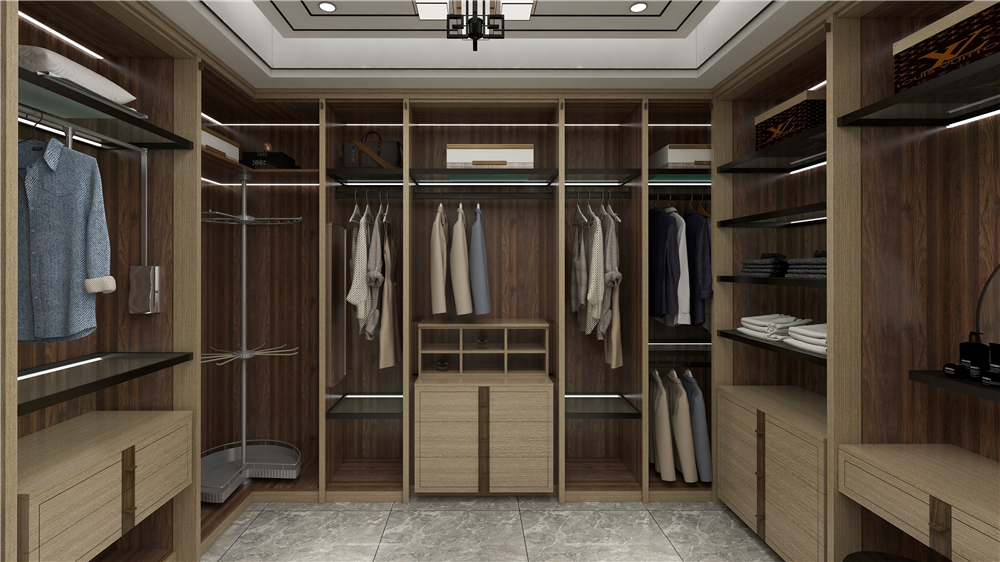 定制衣柜和整體衣帽間有什么區(qū)別？(圖5)